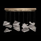 Floating Glass Pages 50-Inch Linear Pendant