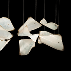 Floating Glass Pages 50-Inch Linear Pendant