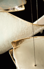Frozen Glass Pages 54-Inch Linear Pendant