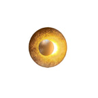 Layered Gold Disc LED Wall Light