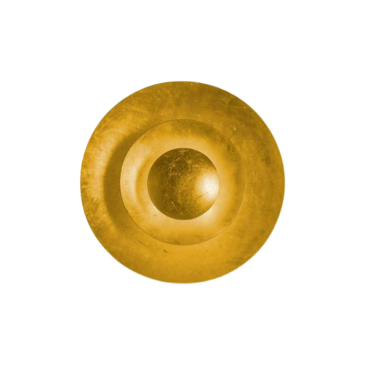 Layered Gold Disc LED Wall Light