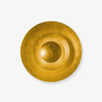 Layered Gold Disc LED Wall Light