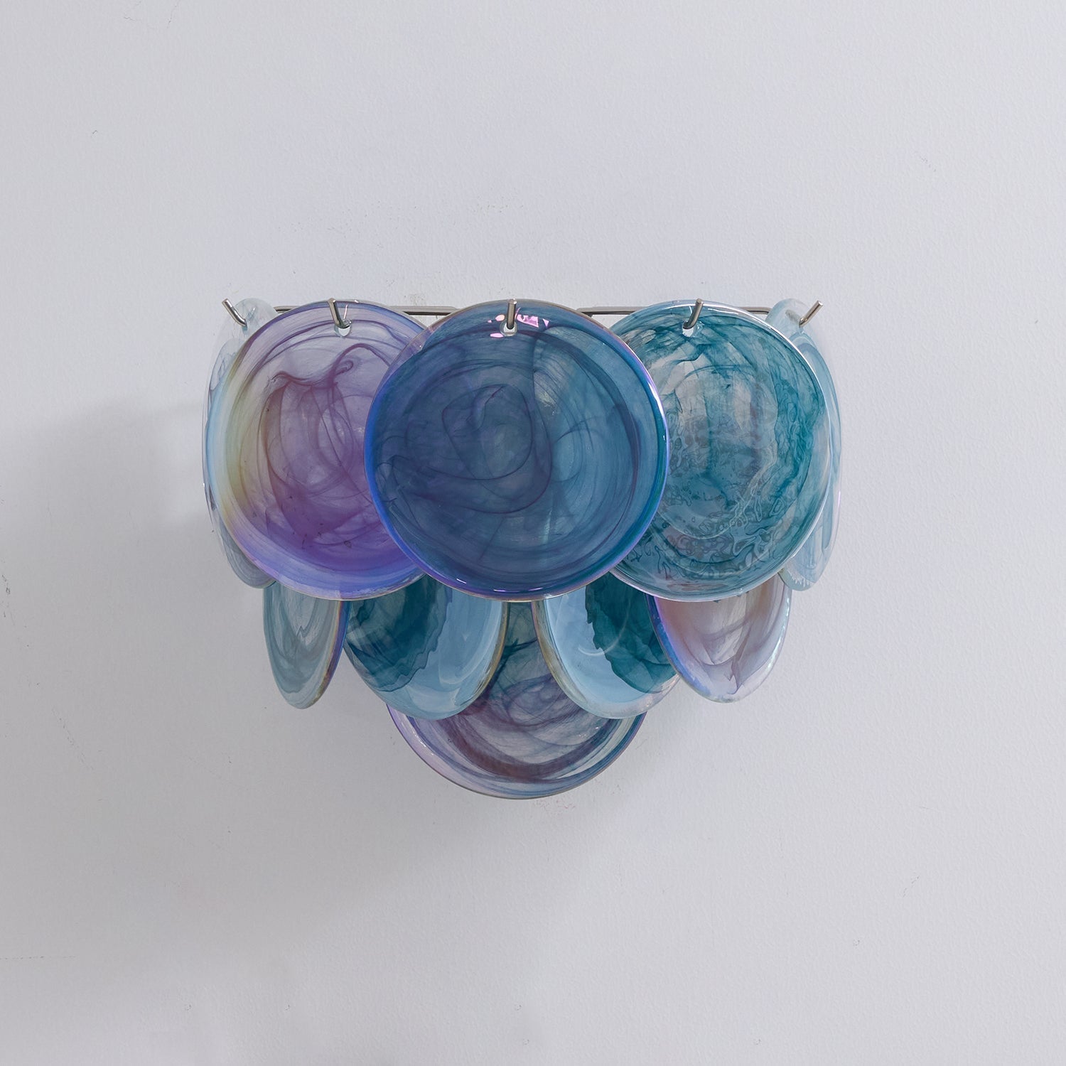 Layered Murano Glass Disc Wall Light