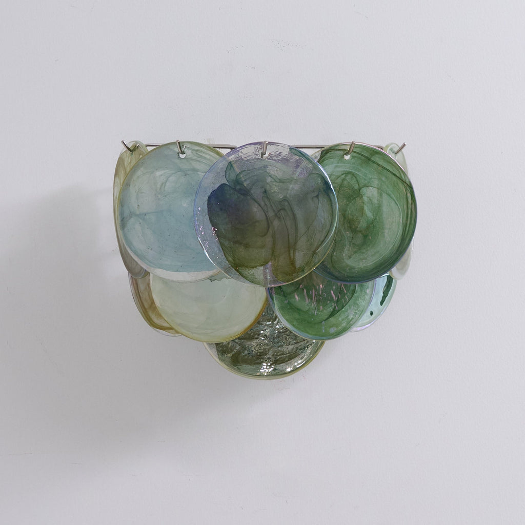 Layered Murano Glass Disc Wall Light