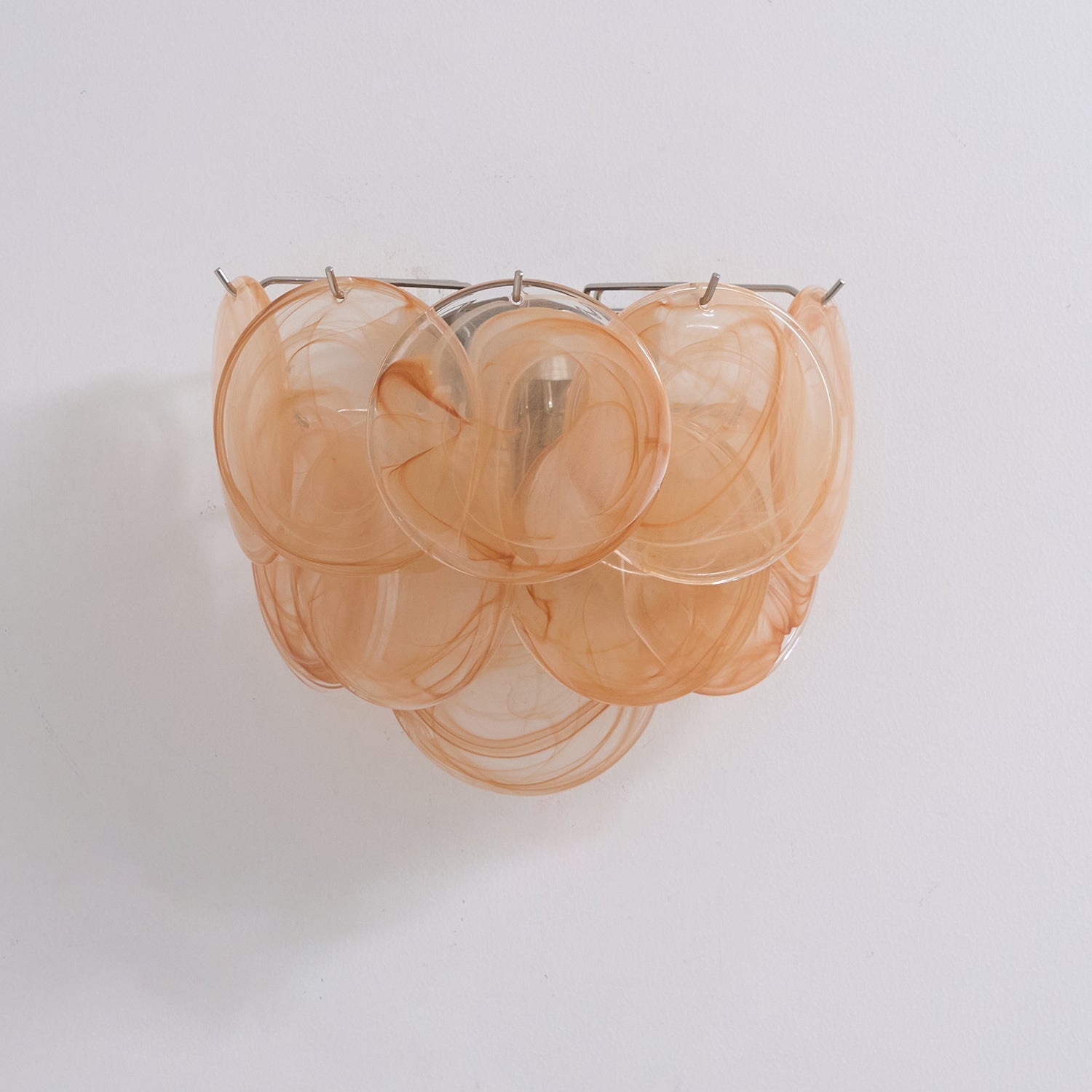 Layered Murano Glass Disc Wall Light
