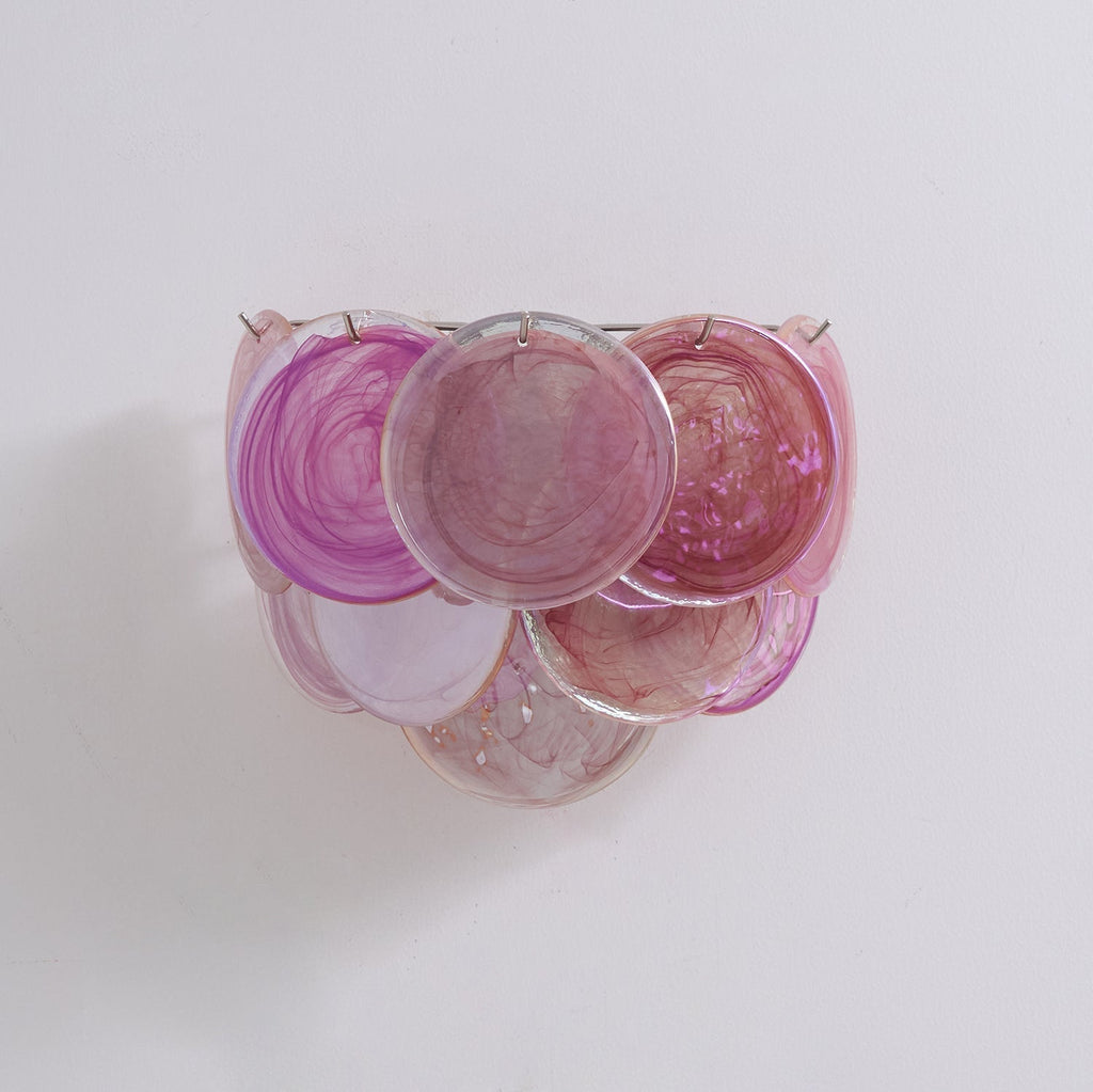 Layered Murano Glass Disc Wall Light