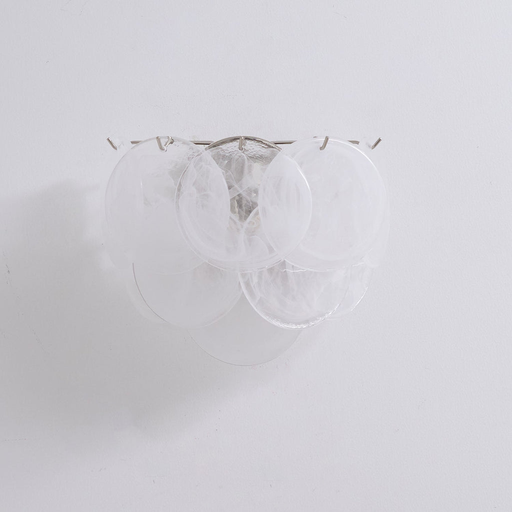Layered Murano Glass Disc Wall Light