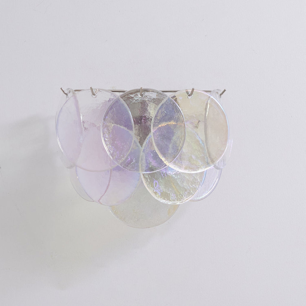 Layered Murano Glass Disc Wall Light