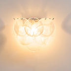 Layered Murano Glass Disc Wall Light