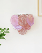 Layered Murano Glass Disc Wall Light