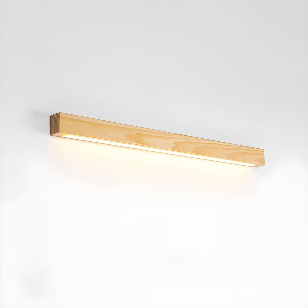 Linear Wood Integrated LED Wall Light
