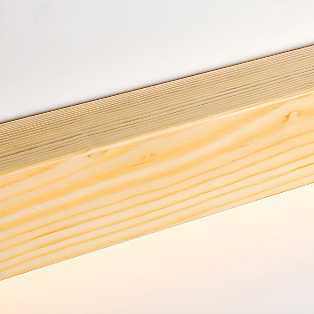 Linear Wood Integrated LED Wall Light