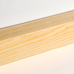 Linear Wood Integrated LED Wall Light