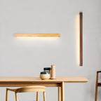 Linear Wood Integrated LED Wall Light