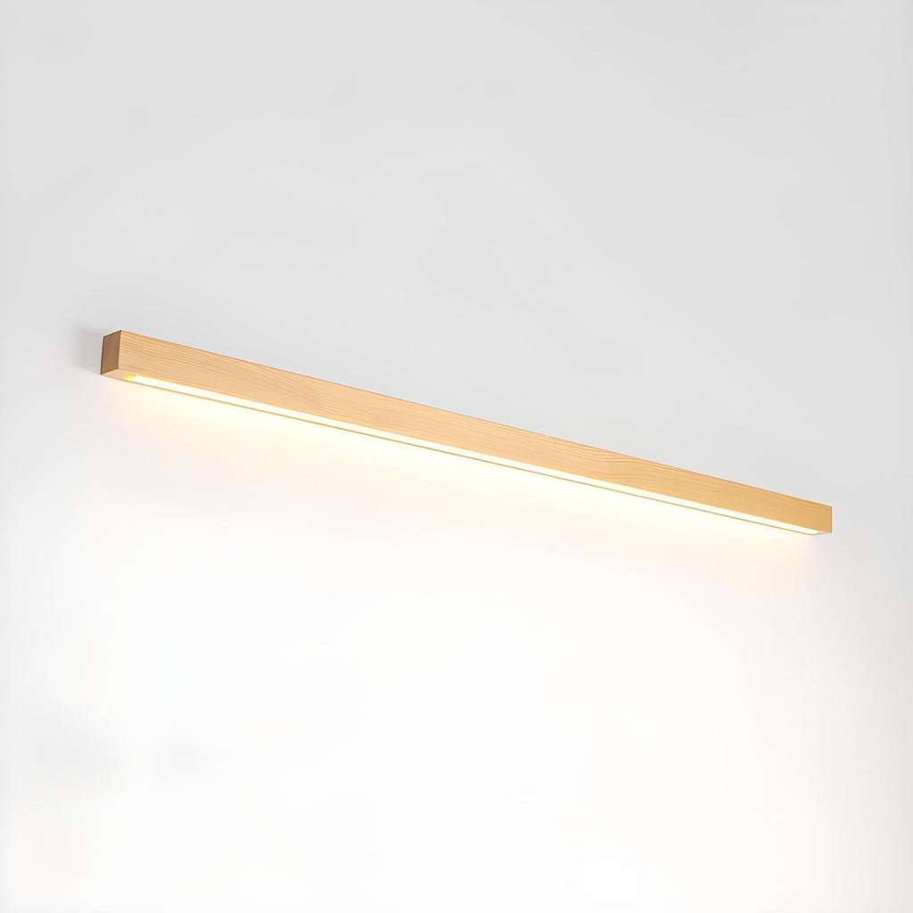 Linear Wood Integrated LED Wall Light