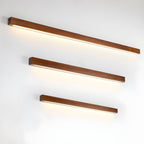 Linear Wood Integrated LED Wall Light