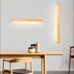 Linear Wood Integrated LED Wall Light