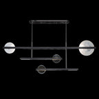 Lunar Glass 66.5-Inch Linear Pendant