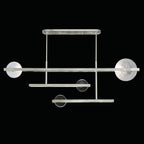 Lunar Glass 66.5-Inch Linear Pendant