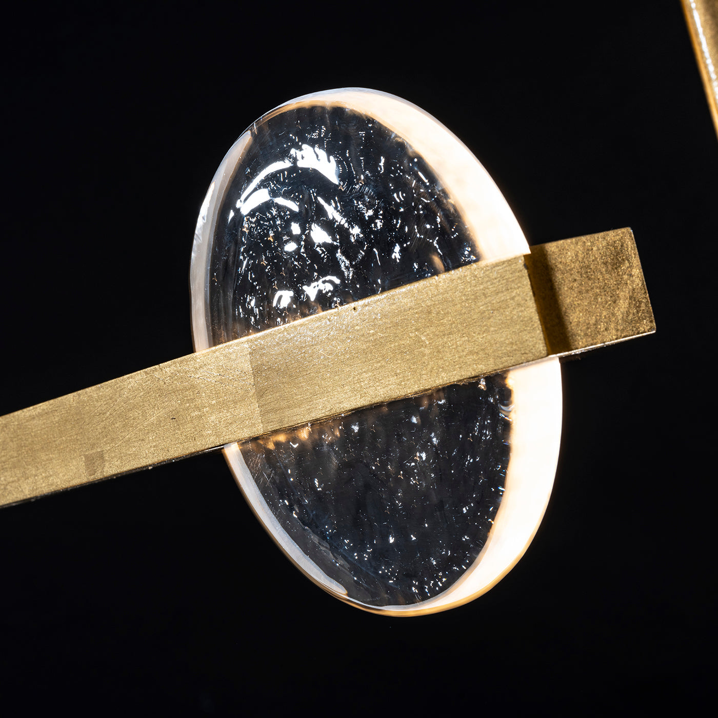 Lunar Glass 66.5-Inch Linear Pendant