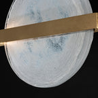 Lunar Glass 66.5-Inch Linear Pendant