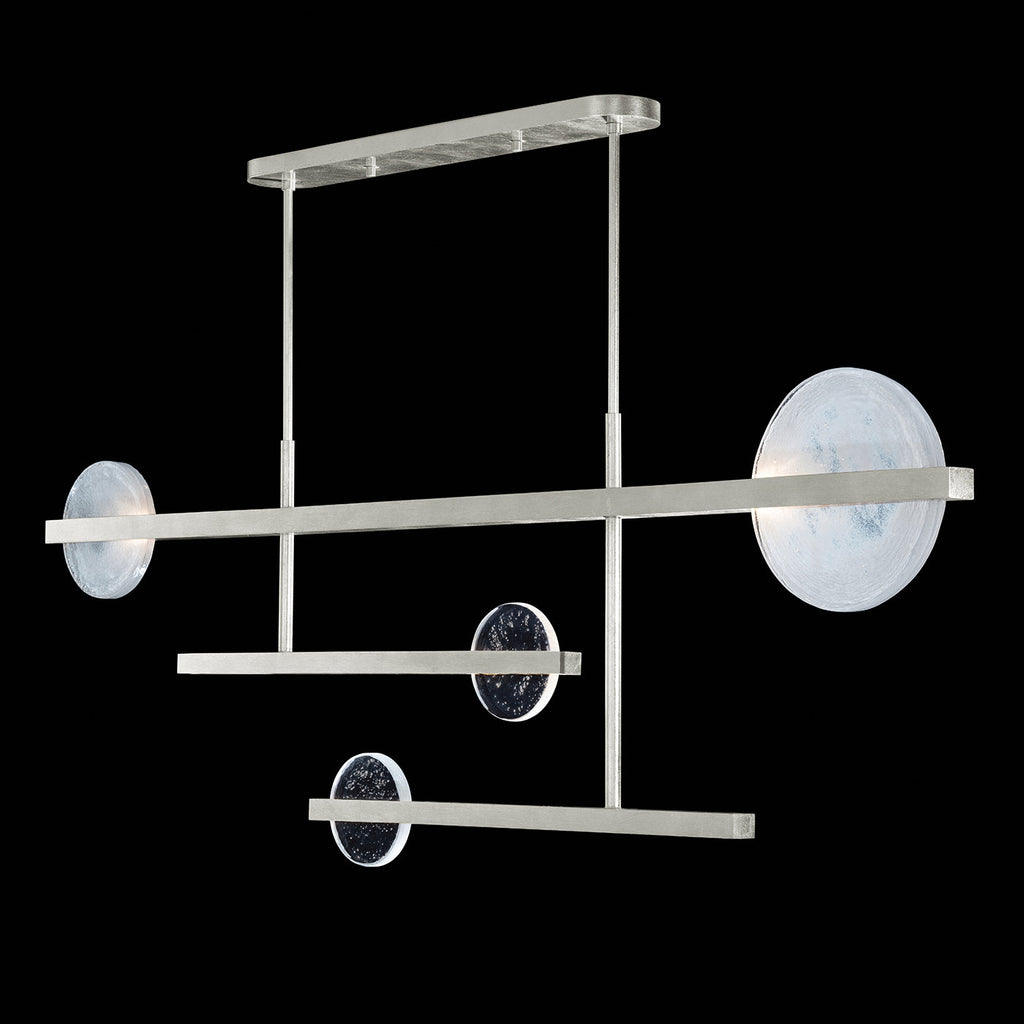 Lunar Glass 66.5-Inch Linear Pendant