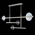 Lunar Glass 66.5-Inch Linear Pendant