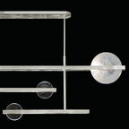 Lunar Glass 66.5-Inch Linear Pendant