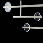 Lunar Glass 66.5-Inch Linear Pendant
