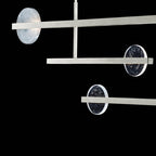 Lunar Glass 66.5-Inch Linear Pendant