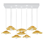 Maritime Glass 61.75-Inch Linear Pendant