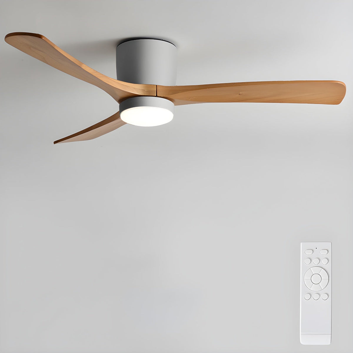 Nordic Wood 42/48-Inch LED Ceiling Fan