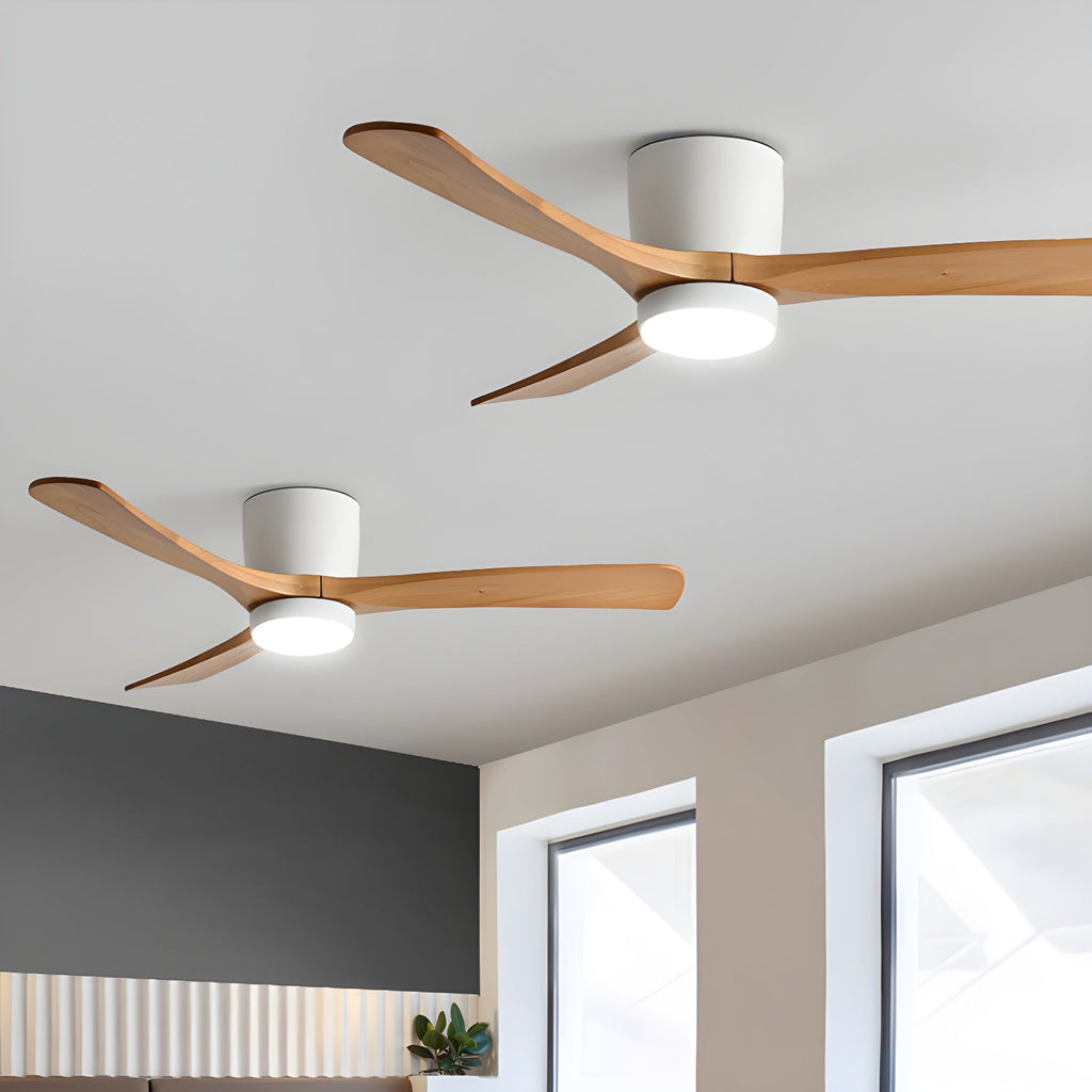 Nordic Wood 42/48-Inch LED Ceiling Fan