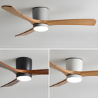 Nordic Wood 42/48-Inch LED Ceiling Fan