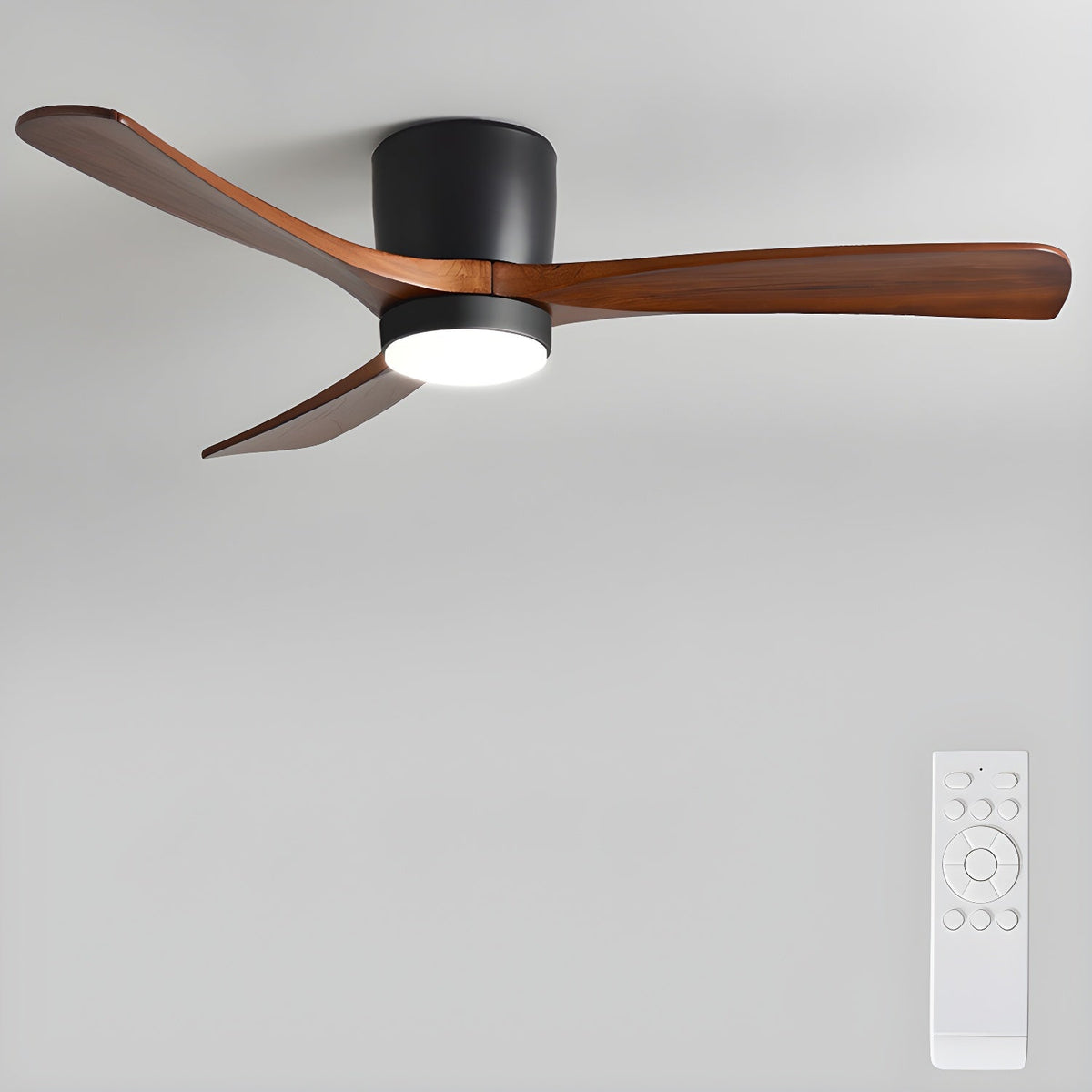 Nordic Wood 42/48-Inch LED Ceiling Fan