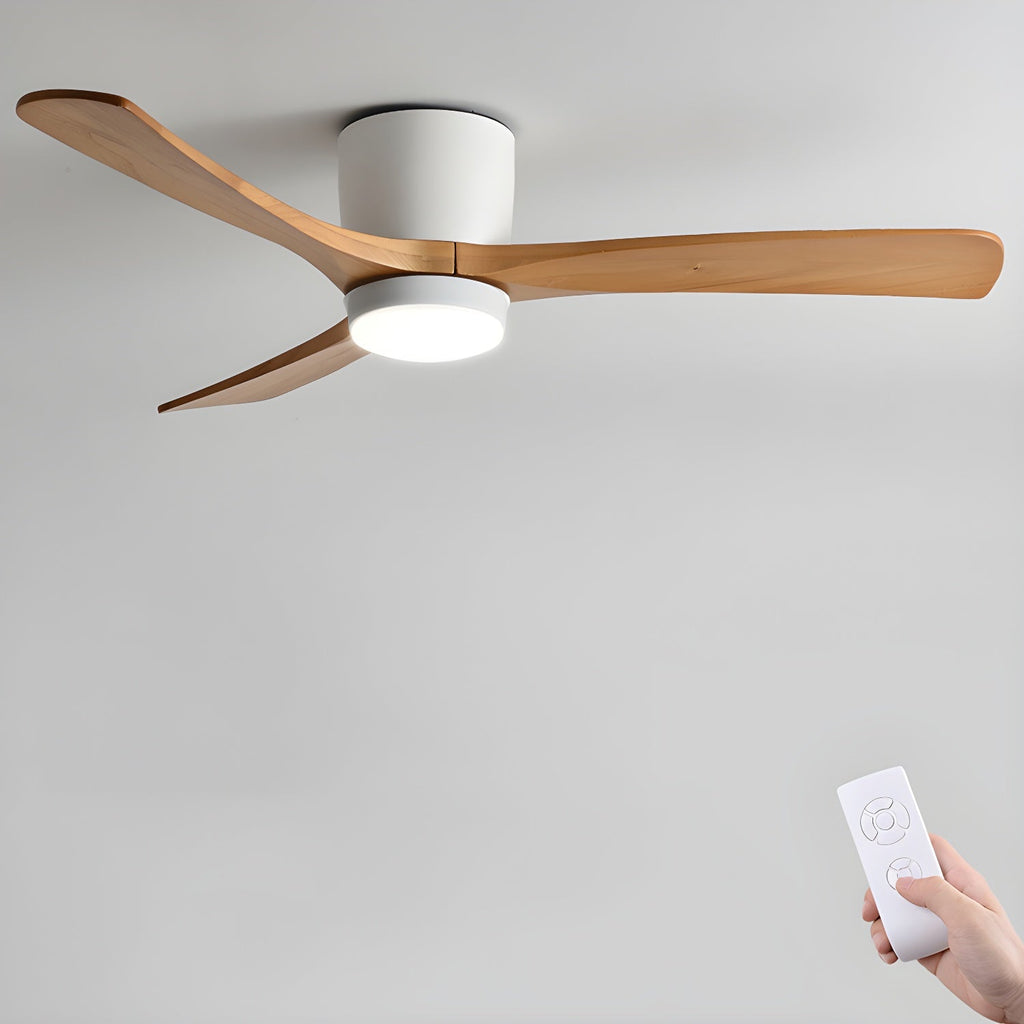 Nordic Wood 42/48-Inch LED Ceiling Fan