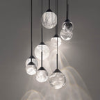 Optic Crystal Sphere Multi-Light Pendant