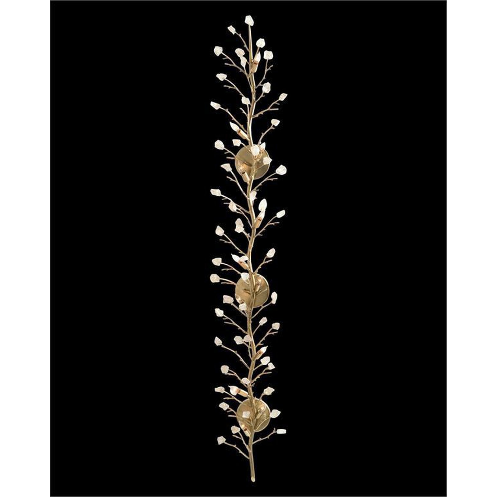 Organic Quartz Branch 12-Light Wall Sconce / Default Title