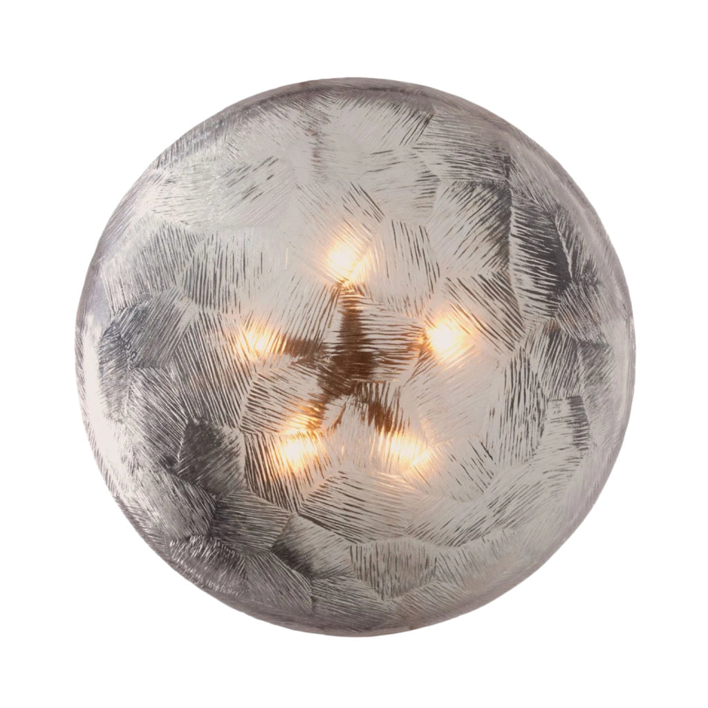 Ornate Gold and Silver Statement Chandelier / Silver