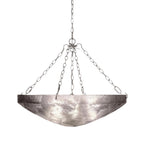 Ornate Gold and Silver Statement Chandelier