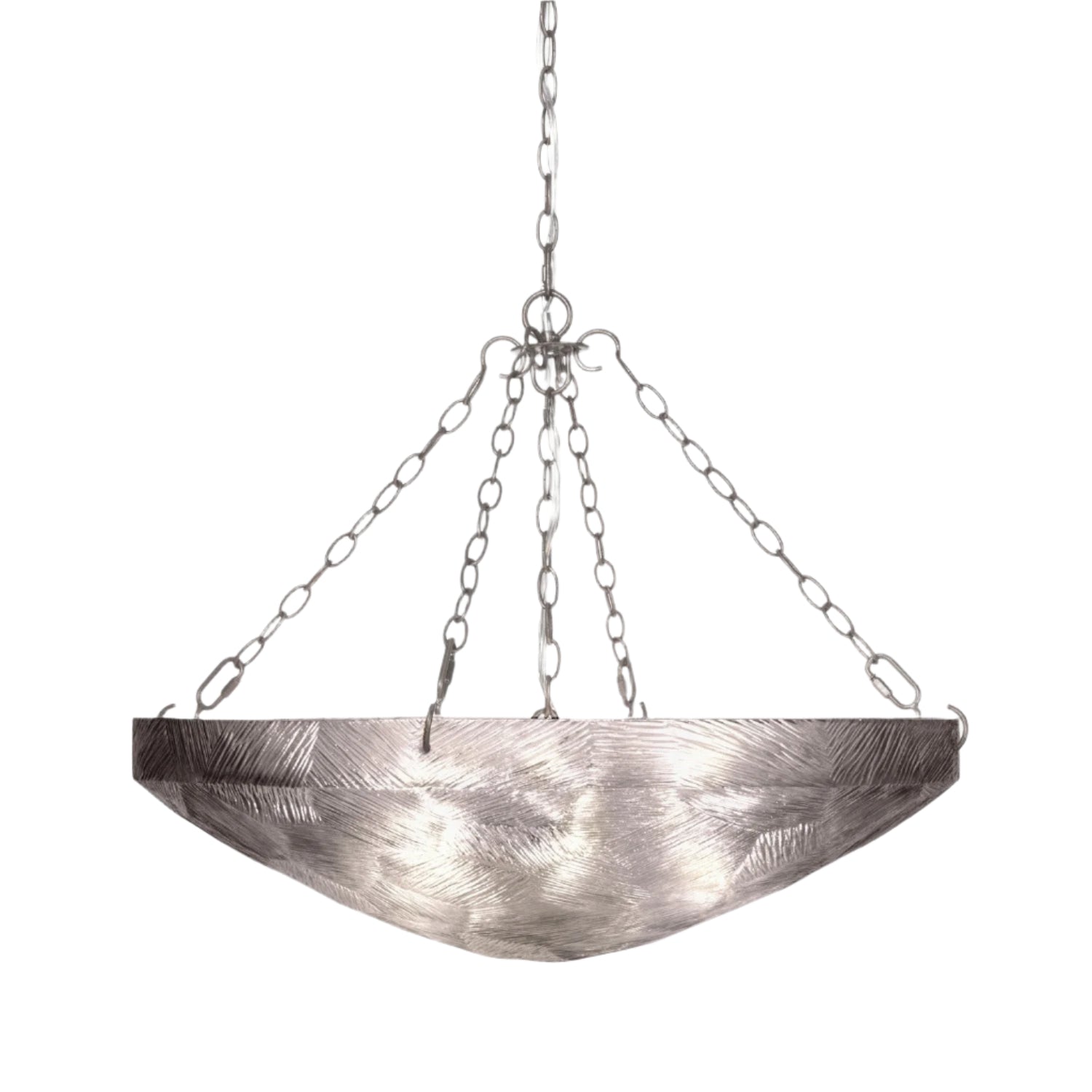 Ornate Gold and Silver Statement Chandelier