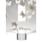 Porcelain Butterfly Blown Glass Pendant