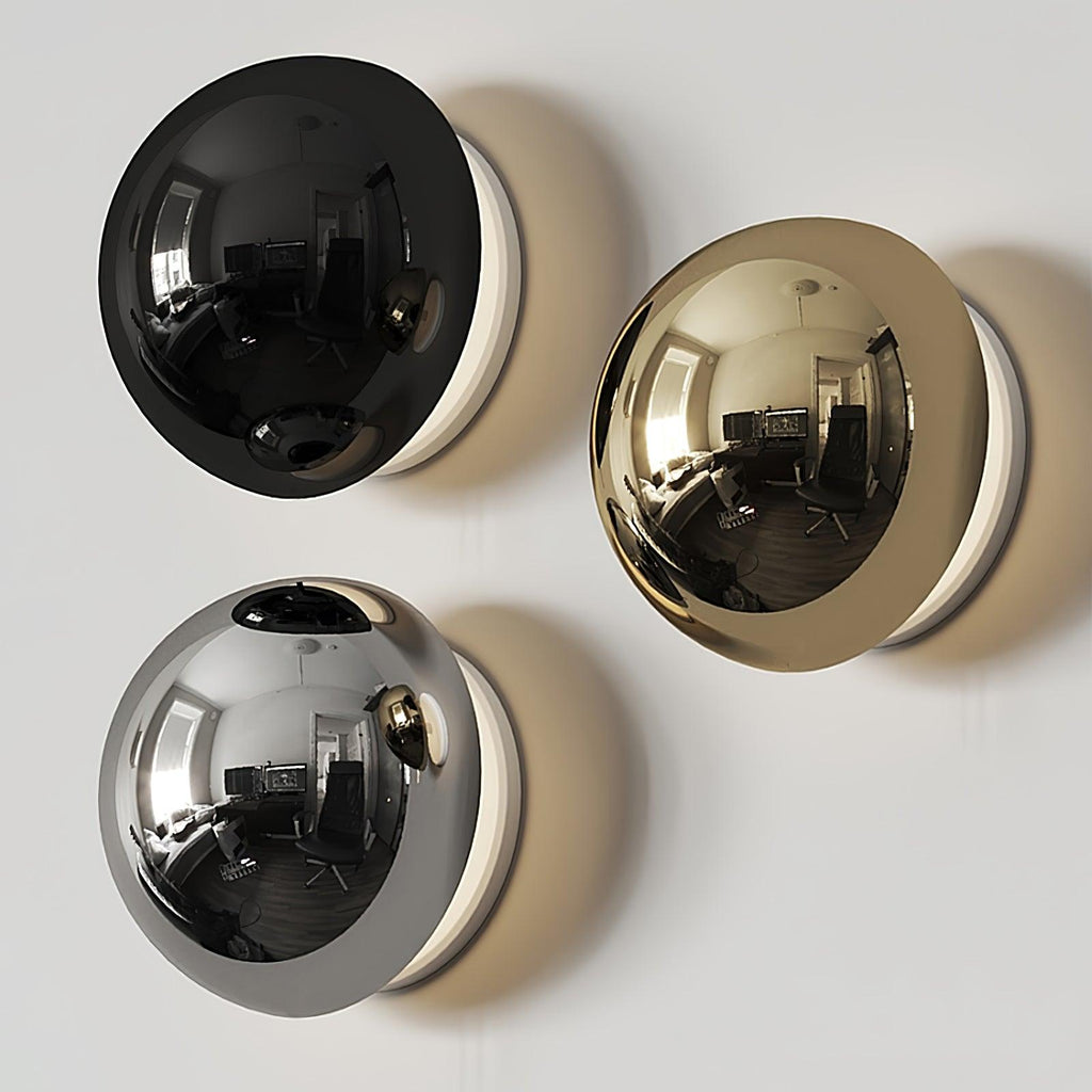 Reflective Sphere Integrated LED Wall Light