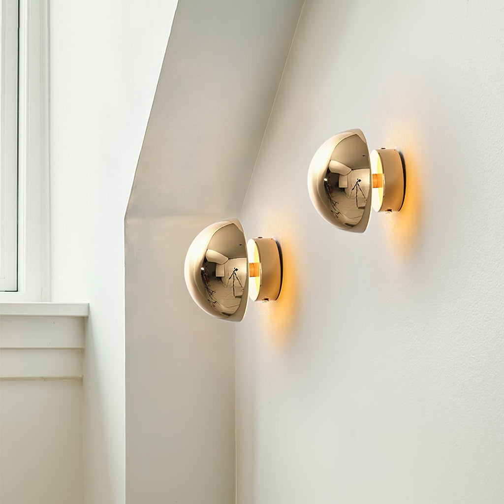 Reflective Sphere Integrated LED Wall Light