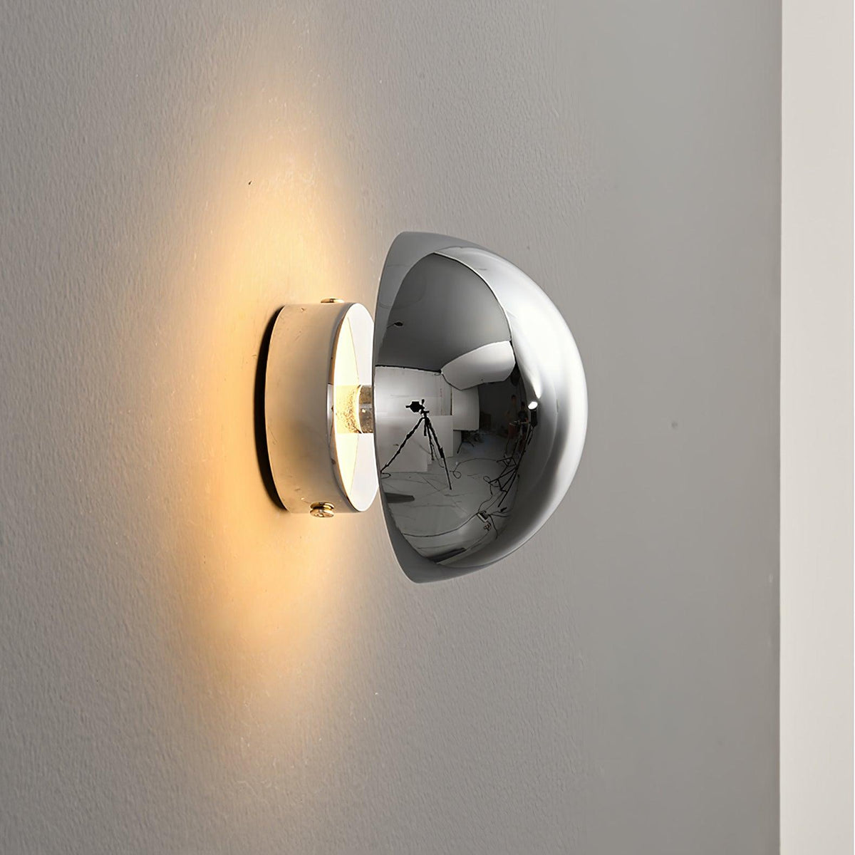 Reflective Sphere Integrated LED Wall Light