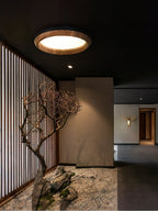 Ripple Wood Integrated LED Ceiling Light