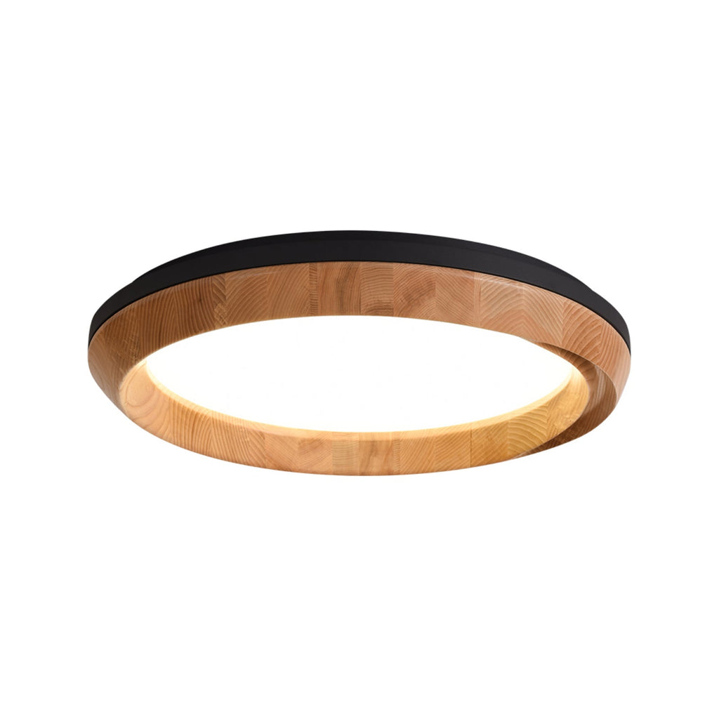 Ripple Wood Integrated LED Ceiling Light