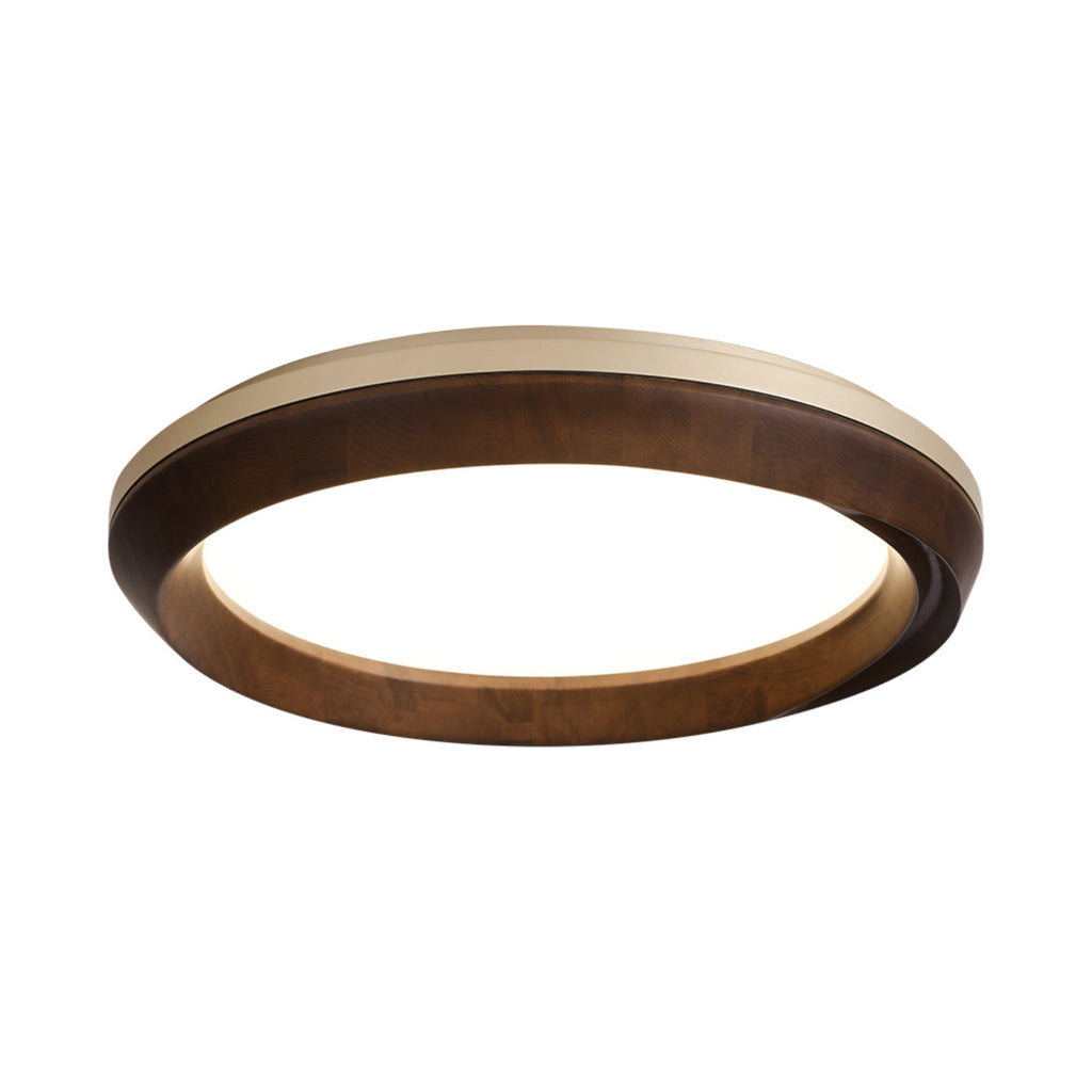 Ripple Wood Integrated LED Ceiling Light