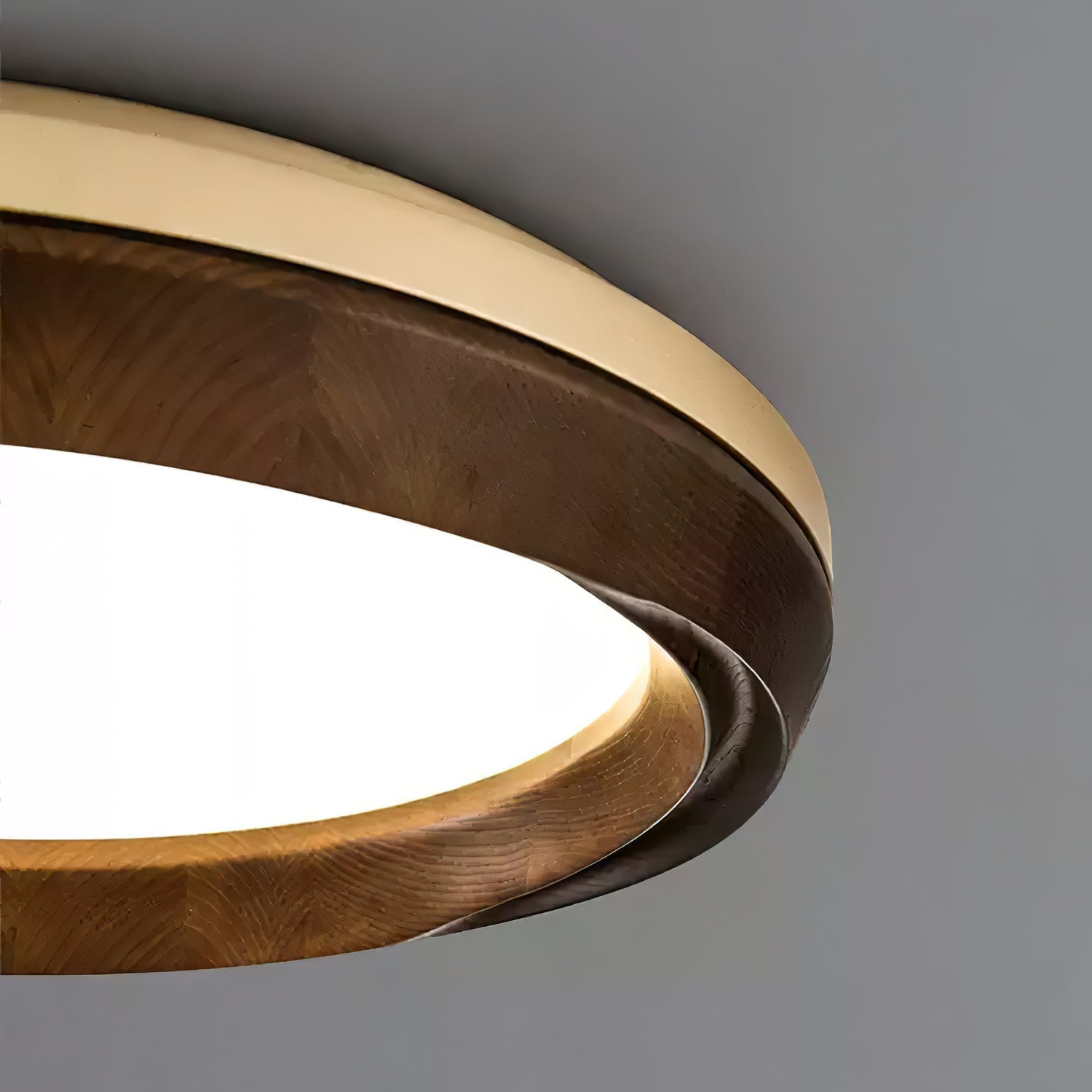Ripple Wood Integrated LED Ceiling Light