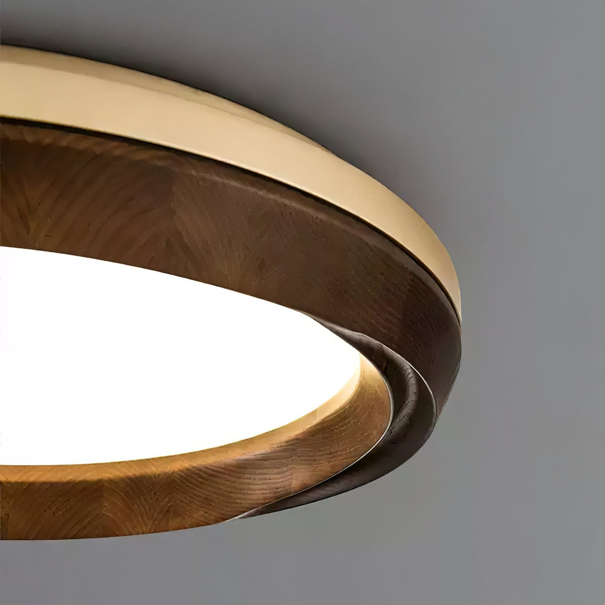 Ripple Wood Integrated LED Ceiling Light